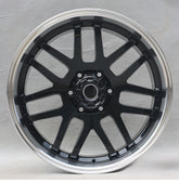 20” AS-F32JT246 6/139 BLACK BAKKIE RIMS